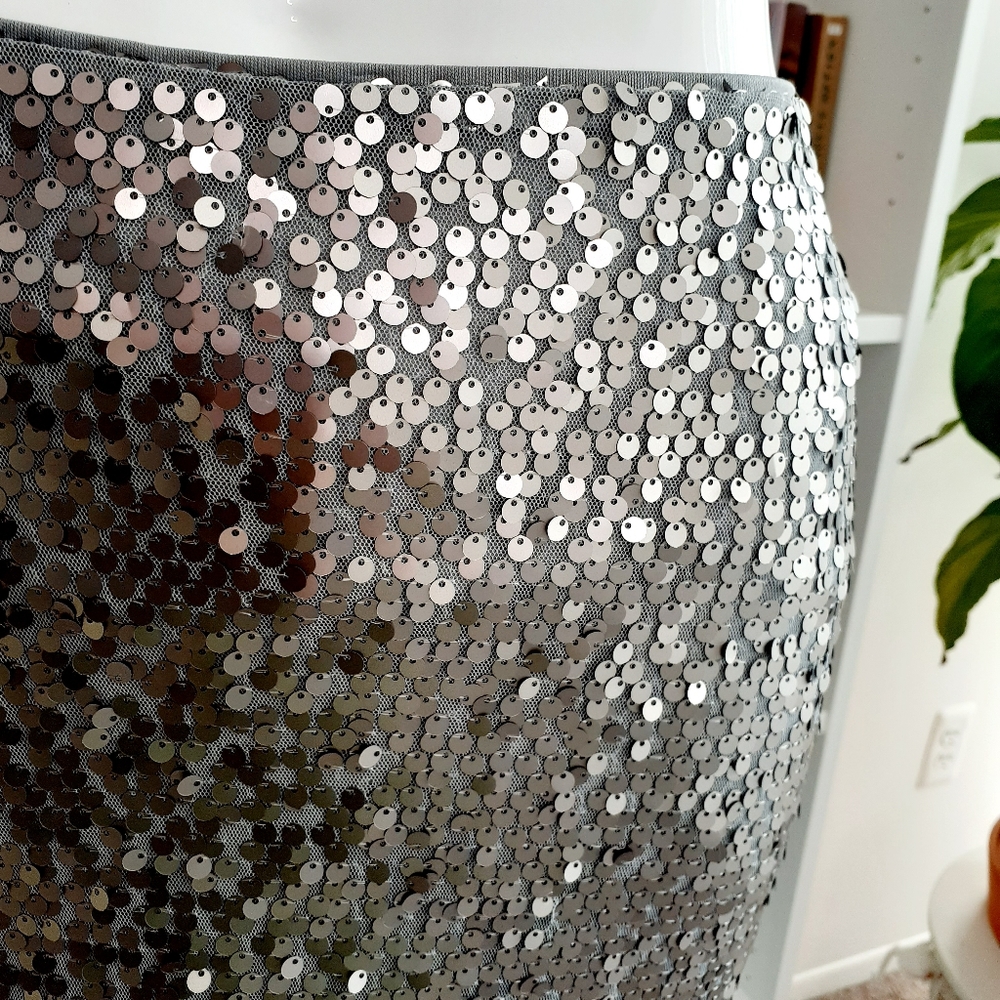 Sequin Pencil Skirt - Picture 4 of 5